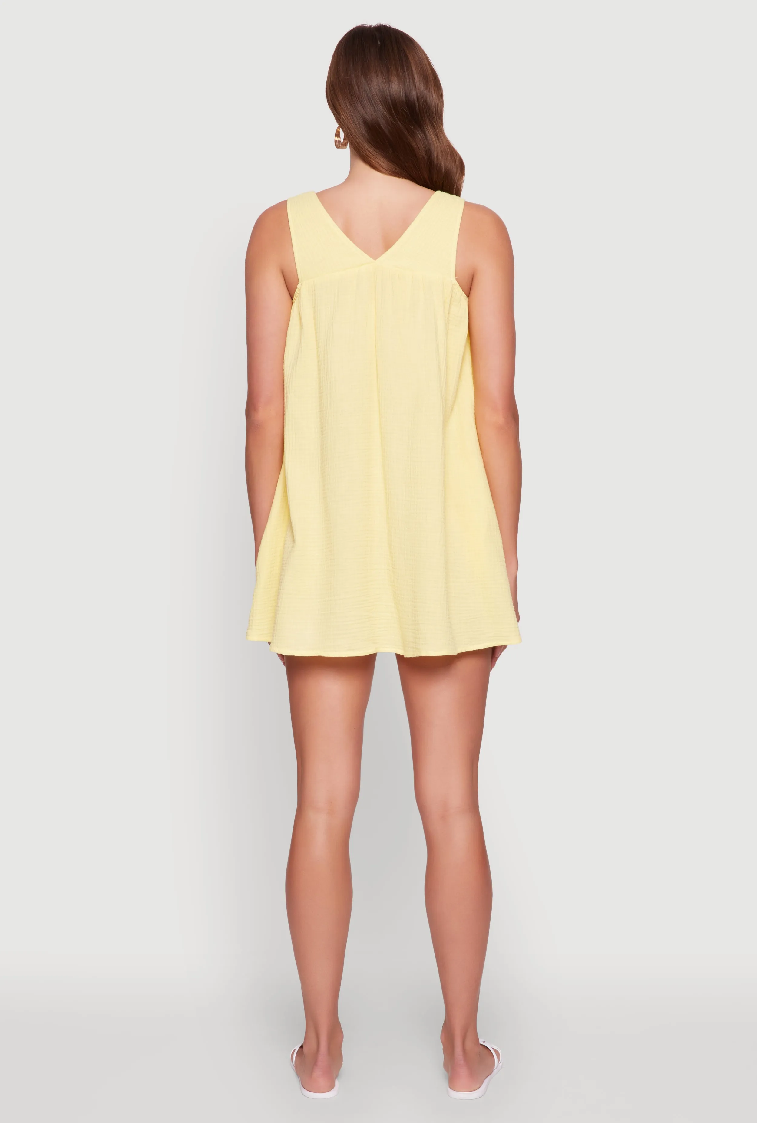 Chic Gauze Knit Ruched Shift Dress sold by Rainbow product image thumbnail 5