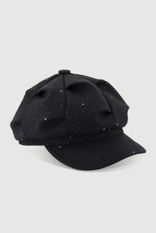 Stylish Glitter Cabbie Hat sold by Rainbow