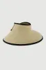 Roll Up Straw Visor with Bow sold by Rainbow