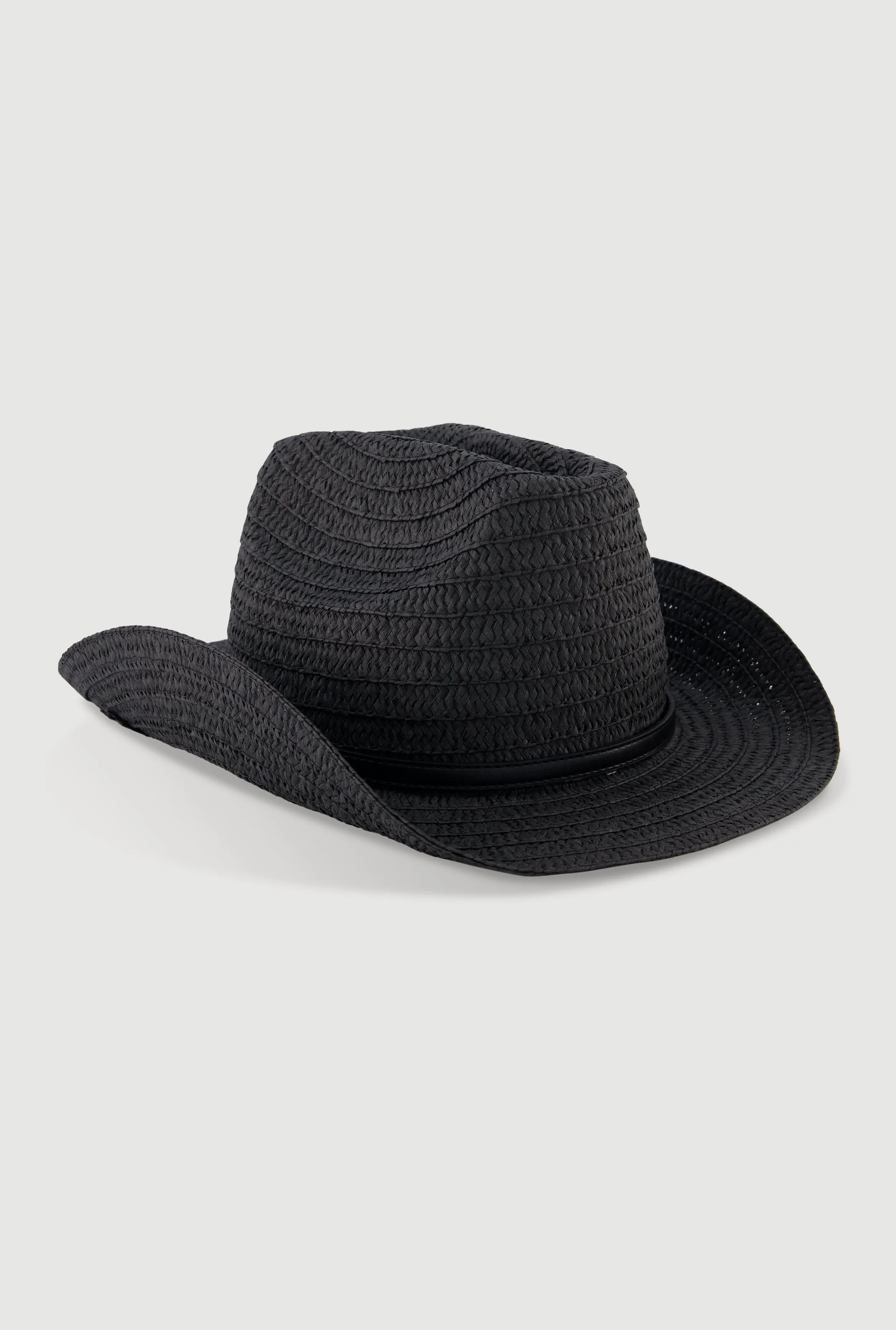 Chic Straw Cowboy Hat with Buckle Detail sold by Rainbow