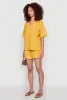 Stylish Gauze Knit Classic Fit Button Front Shirt sold by Rainbow