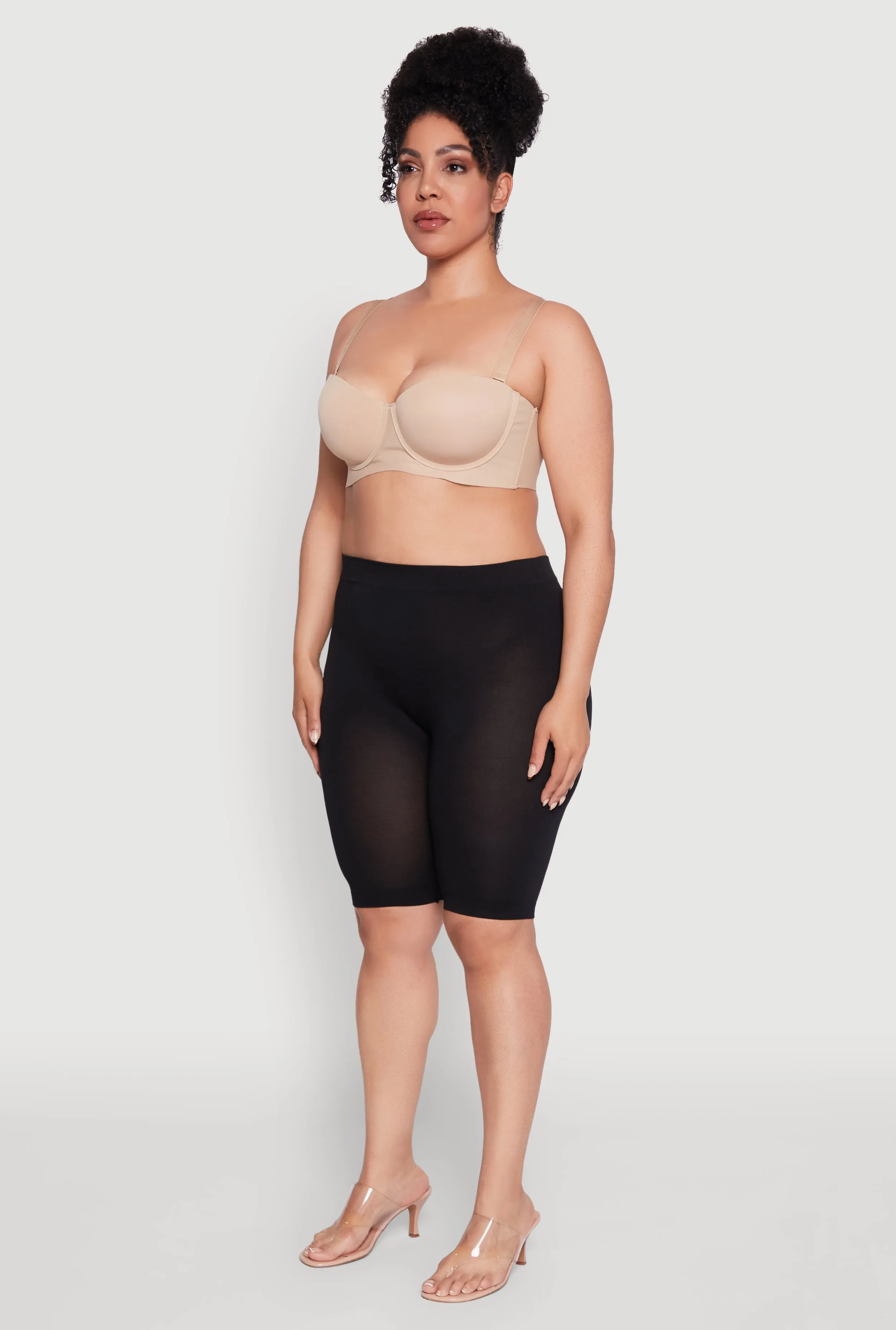 Plus Size Padded Push-Up Balconette Bra | Convertible to Strapless sold by Rainbow product image thumbnail 5