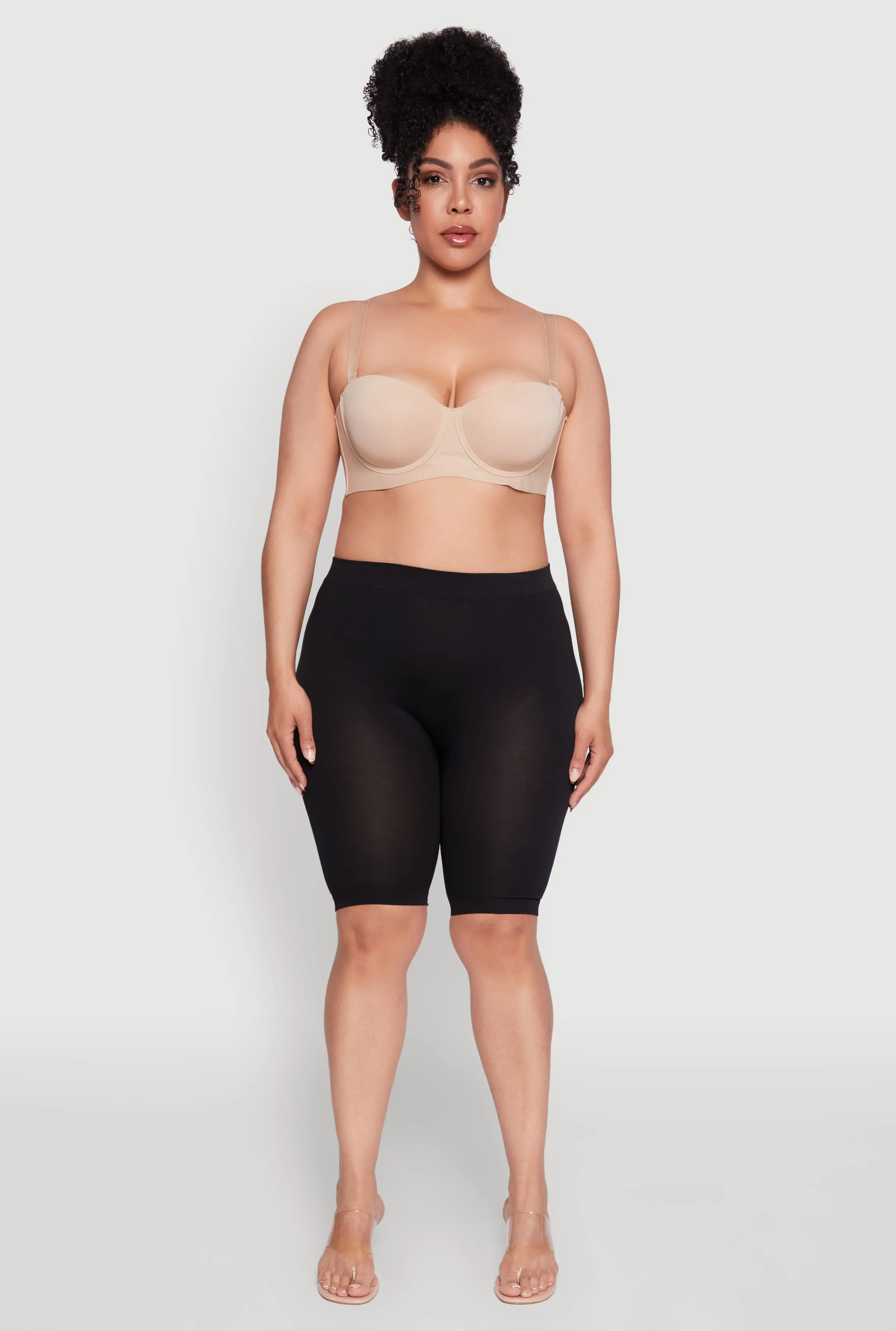 Plus Size Padded Push-Up Balconette Bra | Convertible to Strapless sold by Rainbow product image thumbnail 2