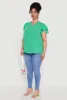 Plus Size Chic V Neck Flutter Sleeve Blouse sold by Rainbow