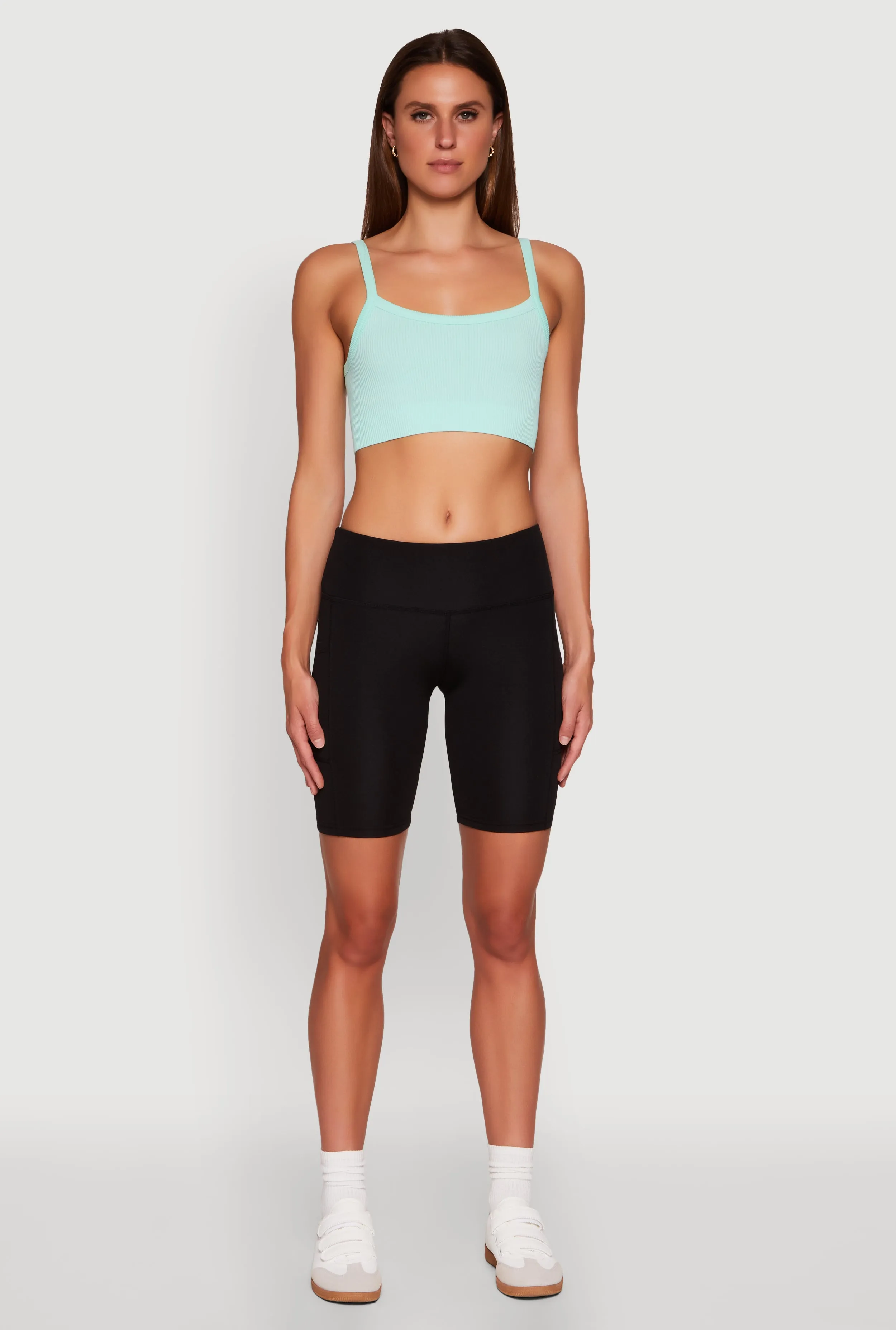 Cellphone Pocket Biker Shorts sold by Rainbow