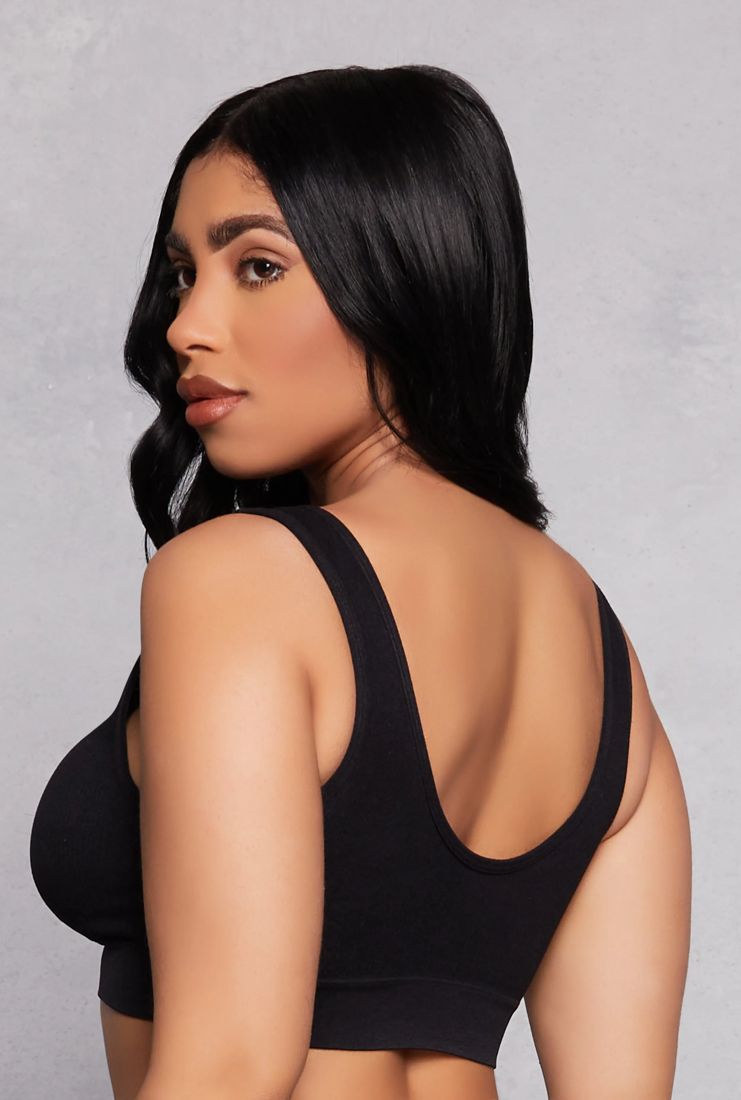 Ribbed Knit Sports Bra sold by Rainbow product image thumbnail 2