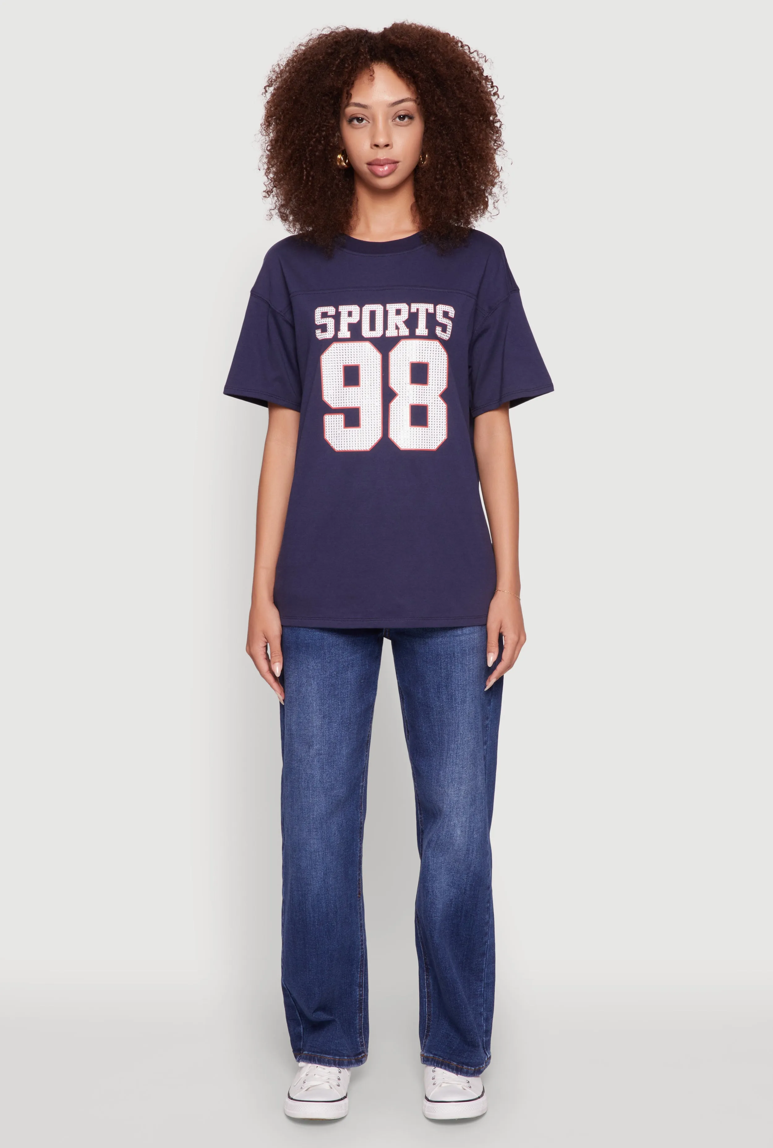 Almost Famous Rhinestone Graphic T-Shirt sold by Rainbow product image thumbnail 3