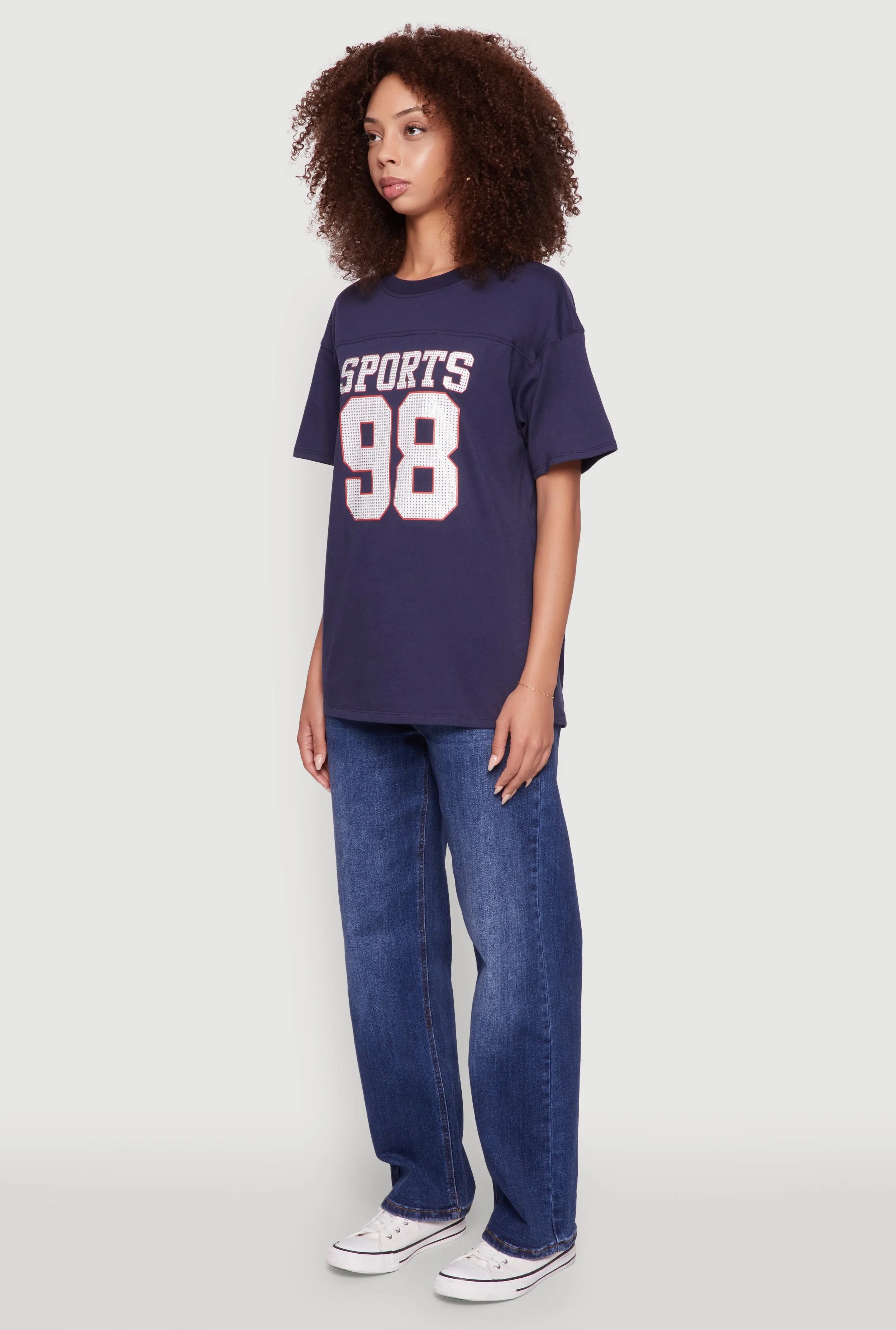 Almost Famous Rhinestone Graphic T-Shirt sold by Rainbow product image thumbnail 5