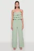 Chic Crepe Knit Tiered Ruffle Cami with Cropped Hem sold by Rainbow