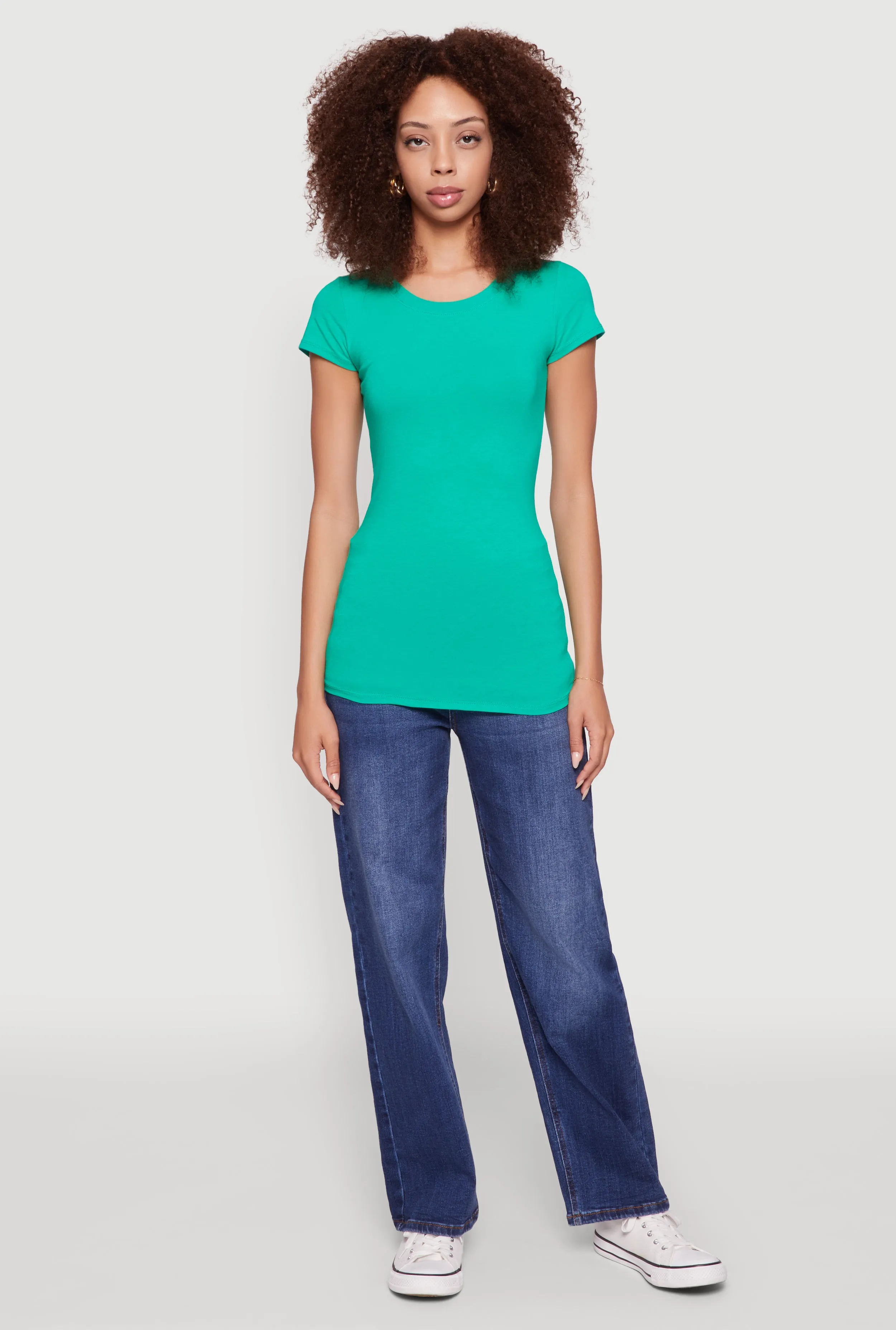 Short Sleeve Scoop Neck Tee sold by Rainbow