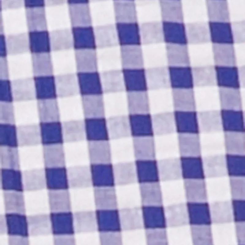 Madden Girl Gingham Peasant Top with Tie Front and Puff Sleeves sold by Rainbow product image thumbnail 4