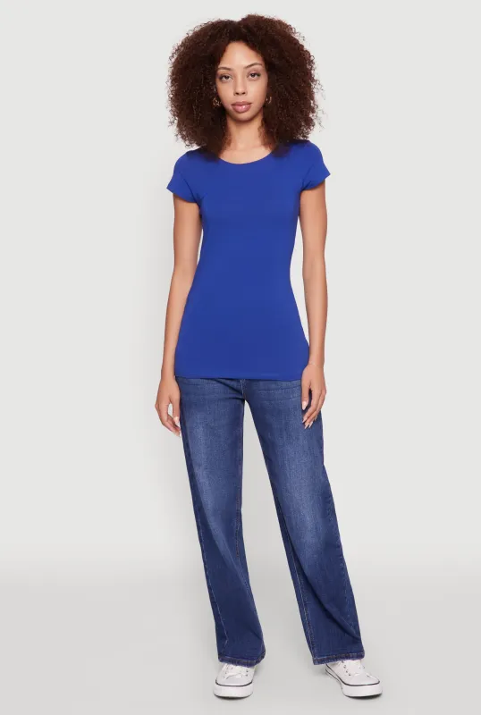 Short Sleeve Scoop Neck Tee sold by Rainbow