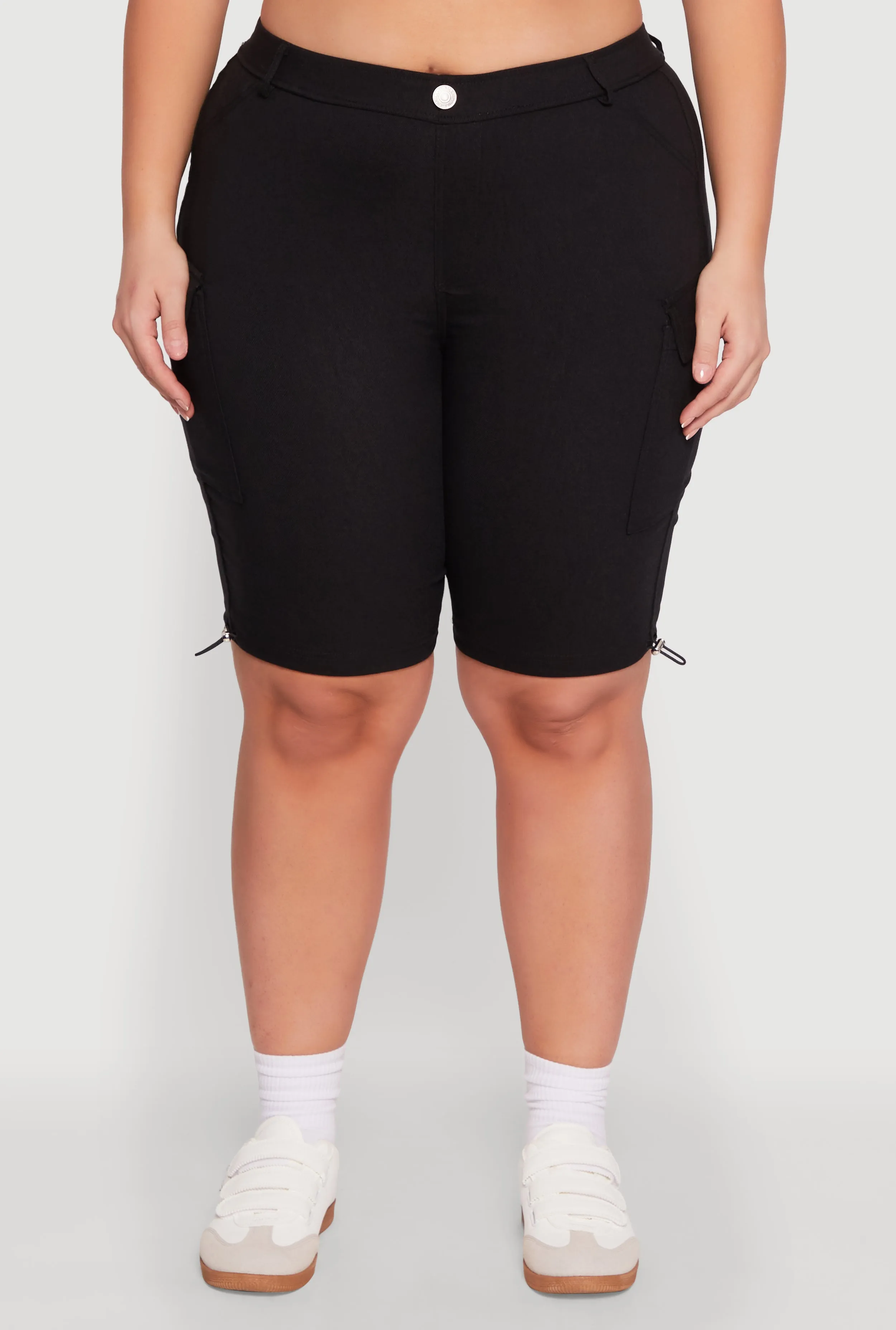 Plus Size Hyperstretch Bermuda Shorts with Cargo Pockets sold by Rainbow product image thumbnail 5