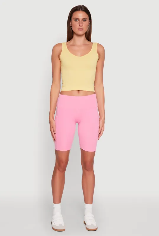 Cellphone Pocket Biker Shorts sold by Rainbow