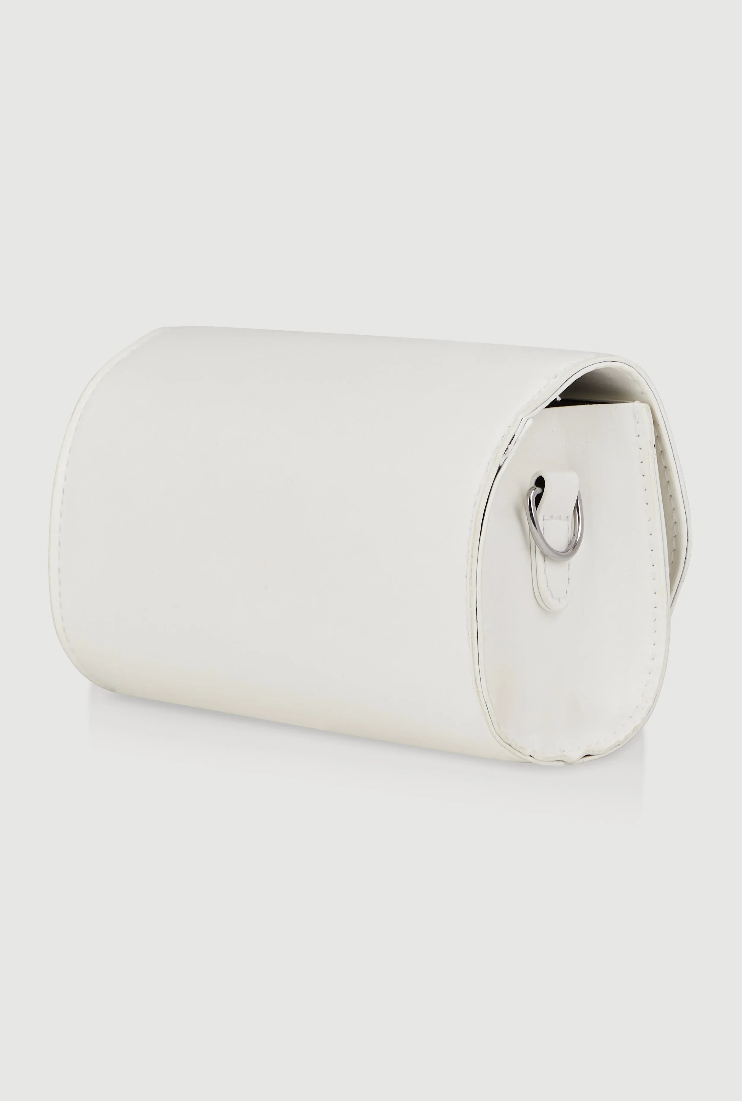 Chic Metallic Detail Faux Leather Crossbody Bag with Removable Strap sold by Rainbow product image thumbnail 3