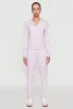 Daisy Mineral Wash Drawstring Waist Varsity Stripe Joggers sold by Rainbow
