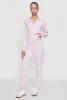Daisy Mineral Wash Drawstring Waist Varsity Stripe Joggers sold by Rainbow