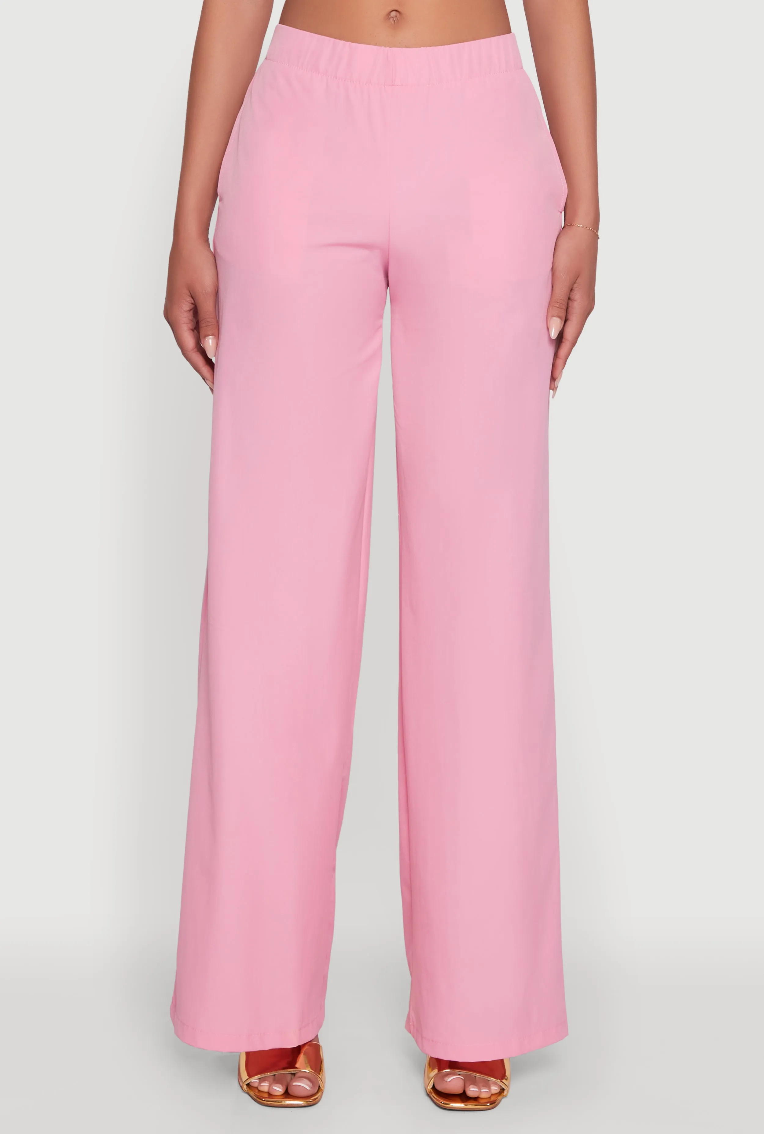 Daisy Nylon High Waisted Wide Leg Pants sold by Rainbow product image thumbnail 3