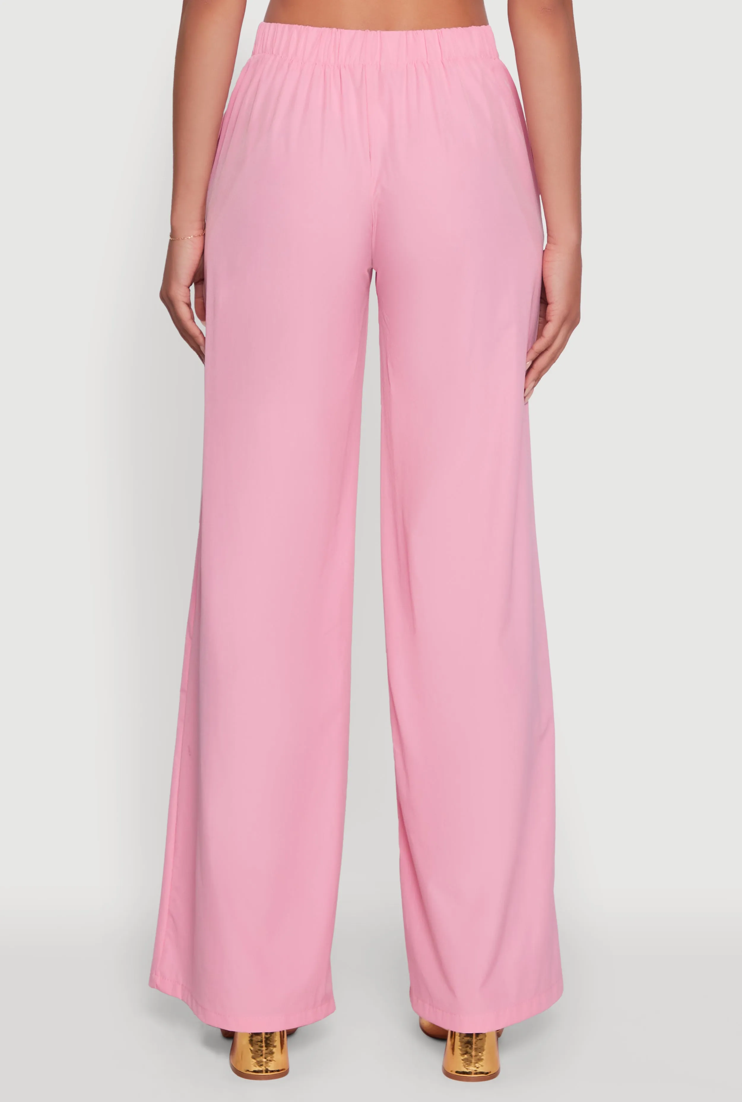 Daisy Nylon High Waisted Wide Leg Pants sold by Rainbow product image thumbnail 5