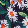 Floral Daisy Print Sleeveless Sundress with Tie Straps sold by Rainbow