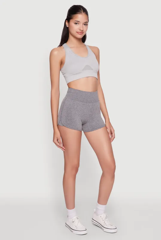 High Waisted Dolphin Shorts for Activewear sold by Rainbow
