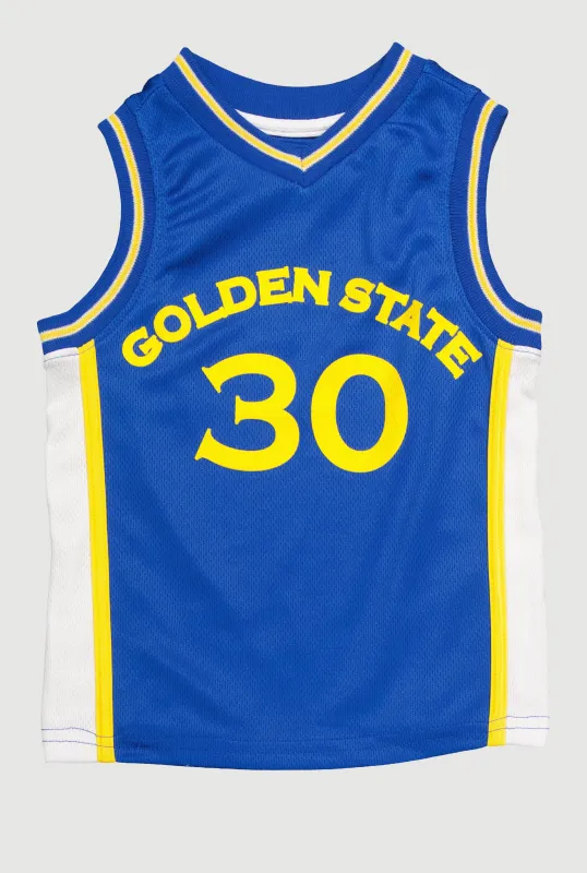 Little Boys Graphic Basketball Jersey sold by Rainbow