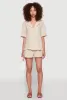 Trendy Gauze Knit Short Sleeve Classic Fit Camp Shirt sold by Rainbow