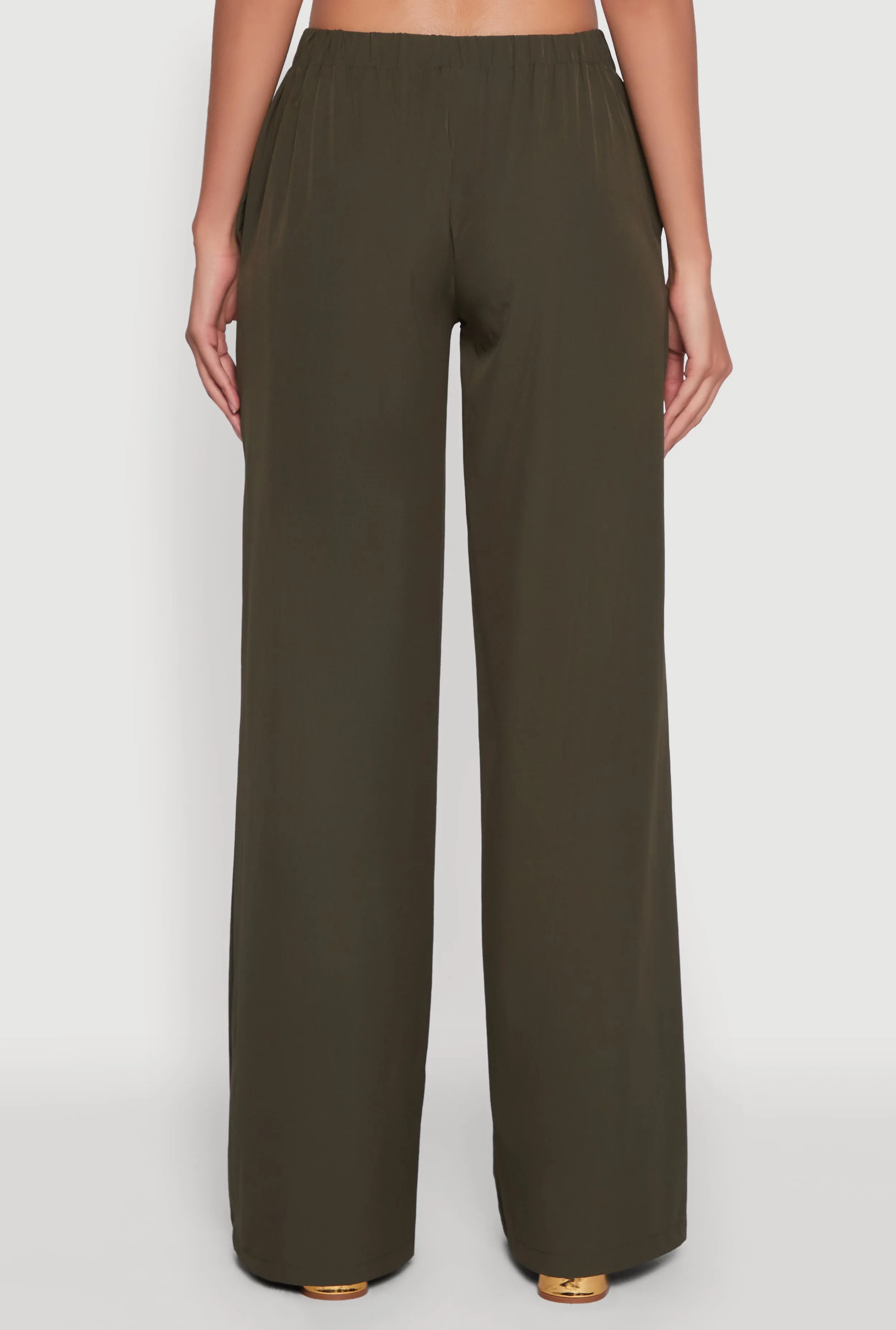 Daisy Nylon High Waisted Wide Leg Pants sold by Rainbow product image thumbnail 5