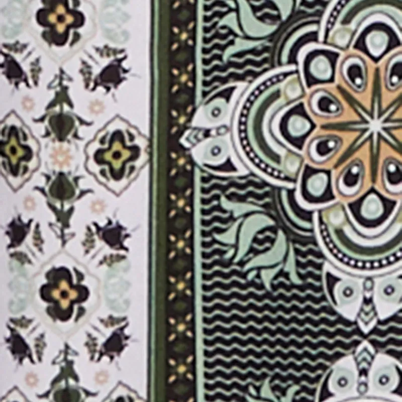 Boho Border Print High Waisted Wide Leg Pants sold by Rainbow product image thumbnail 4