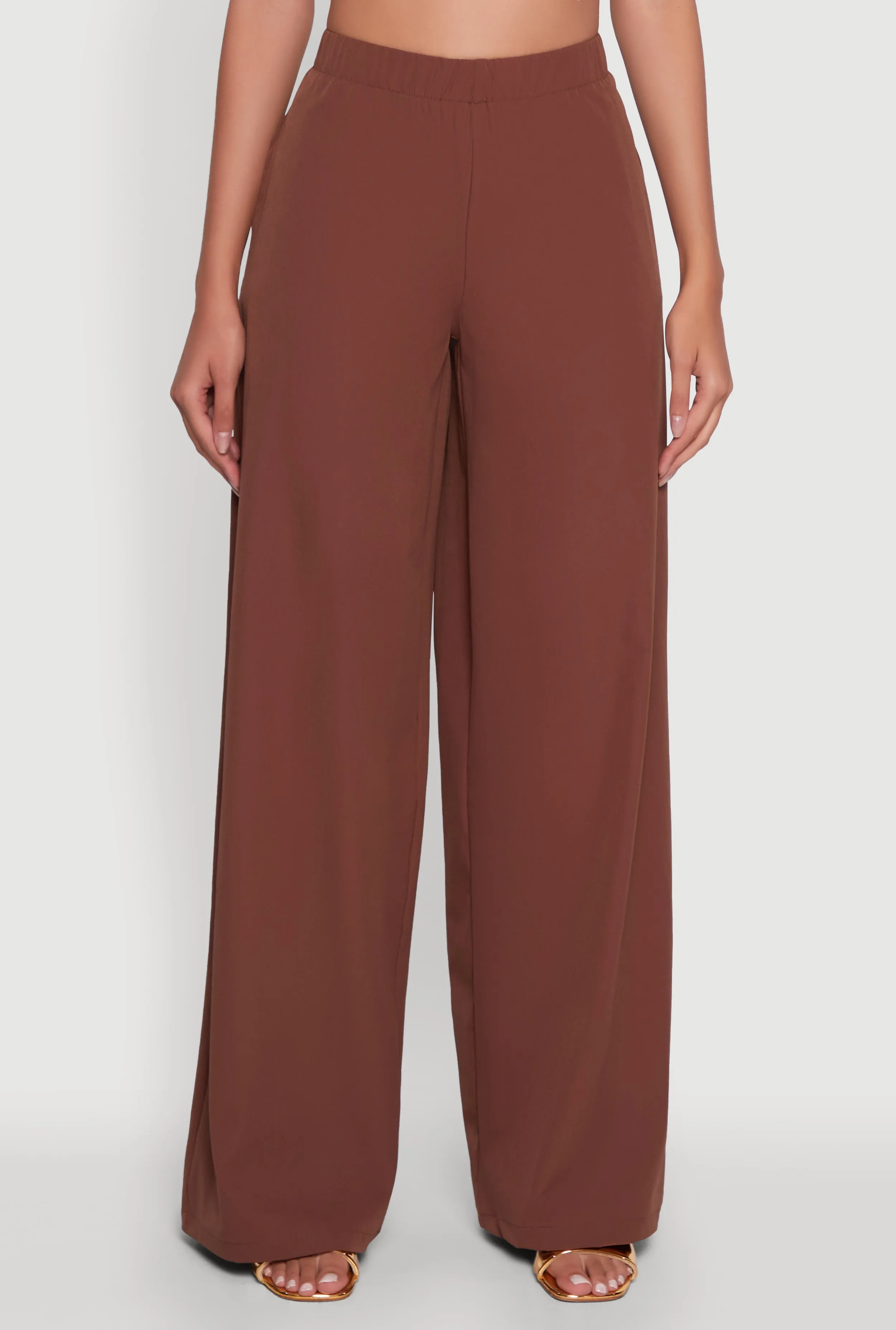 Daisy Nylon High Waisted Wide Leg Pants sold by Rainbow product image thumbnail 3