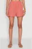 Trendy Gauze Knit Shorts for Casual Summer Wear sold by Rainbow