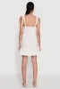 Chic Sundress with Tie Straps and Sweetheart Neckline sold by Rainbow