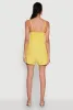 Chic Sleeveless Padded Cup Romper with Pockets and Smocked Details sold by Rainbow