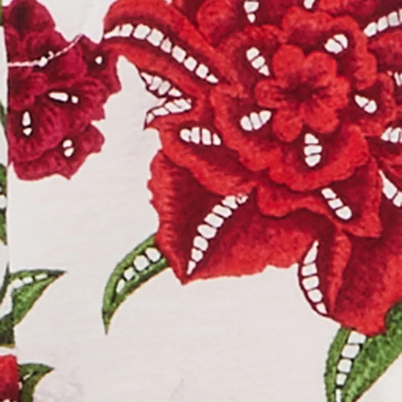 Crepe Knit Floral High Waisted Shorts sold by Rainbow product image thumbnail 3