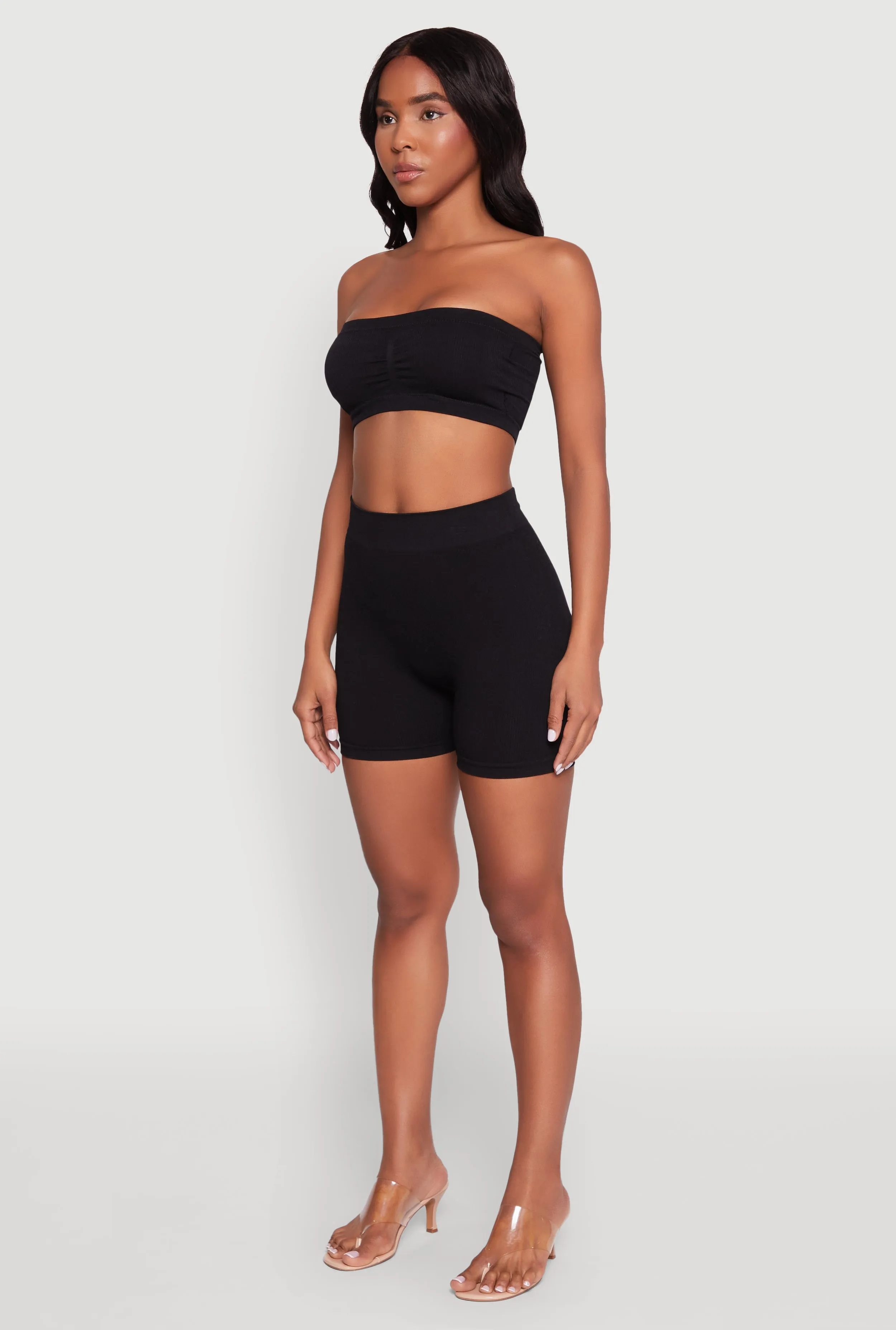 Seamless Rib Knit Bandeau Bra sold by Rainbow product image thumbnail 5