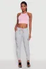 Stylish Cargo Pocket Toggle Drawstring Joggers sold by Rainbow