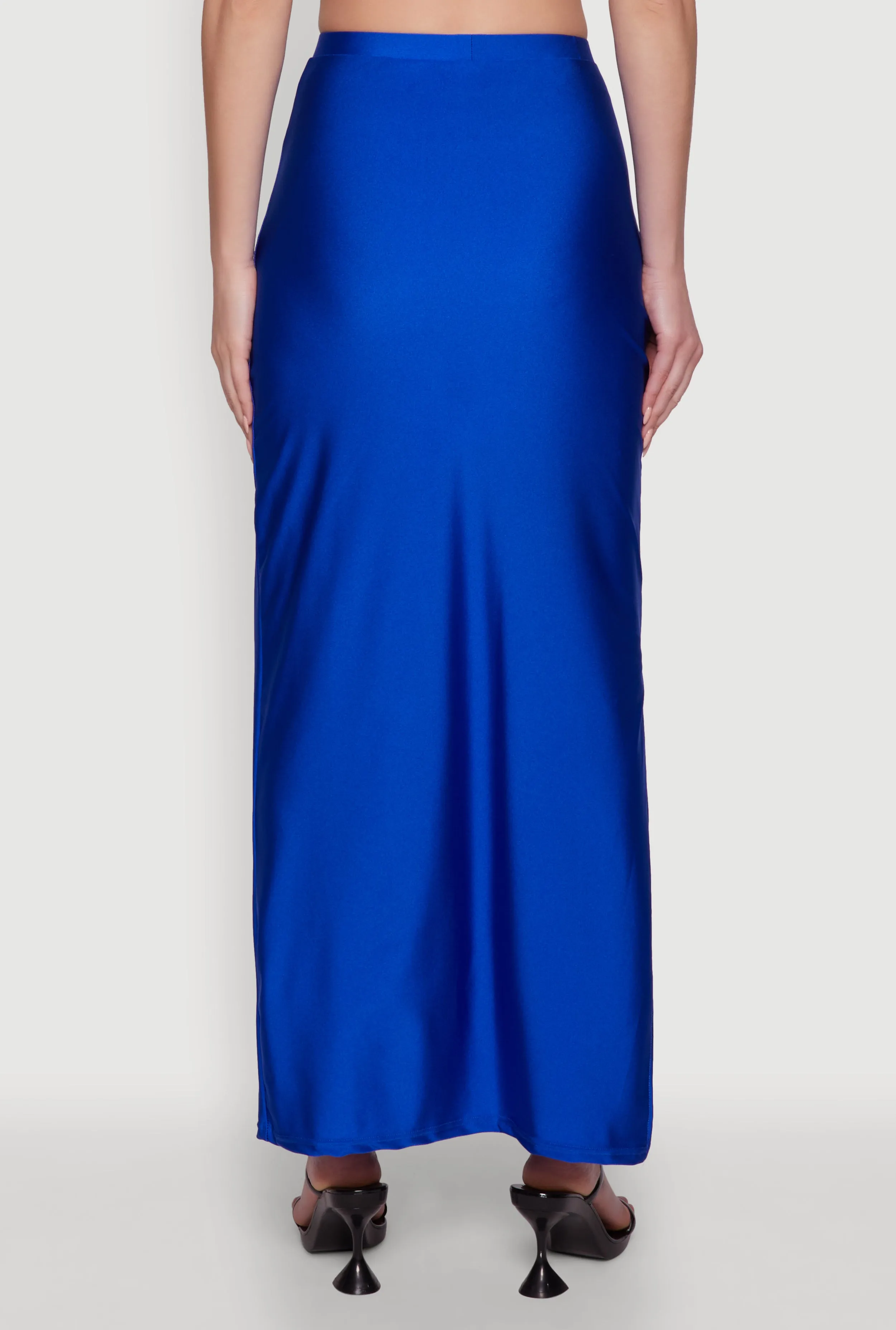 Trendy High Waisted Side Slit Maxi Skirt sold by Rainbow product image thumbnail 3