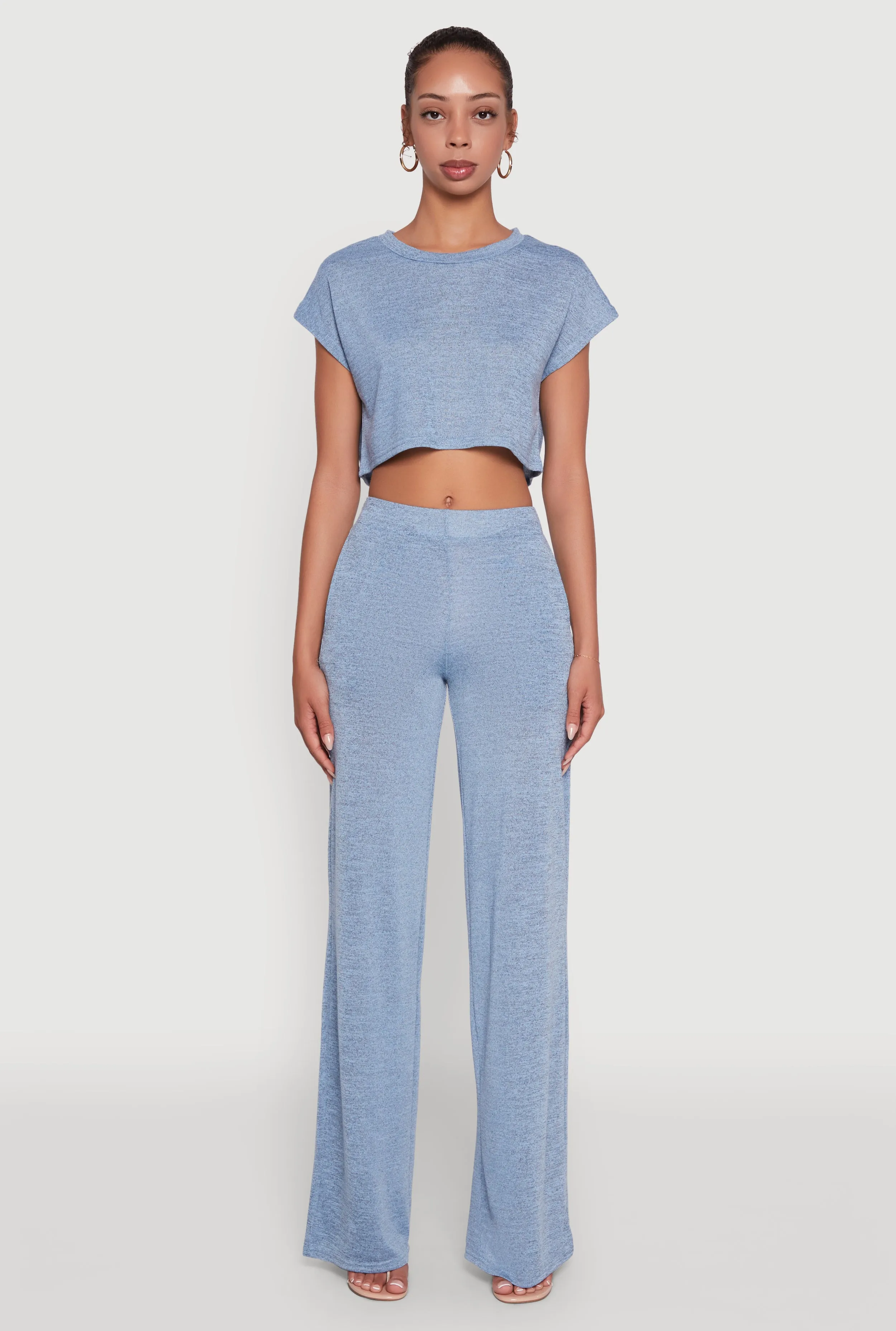 Daisy Dolman Sleeve Cropped Tee sold by Rainbow product image thumbnail 3