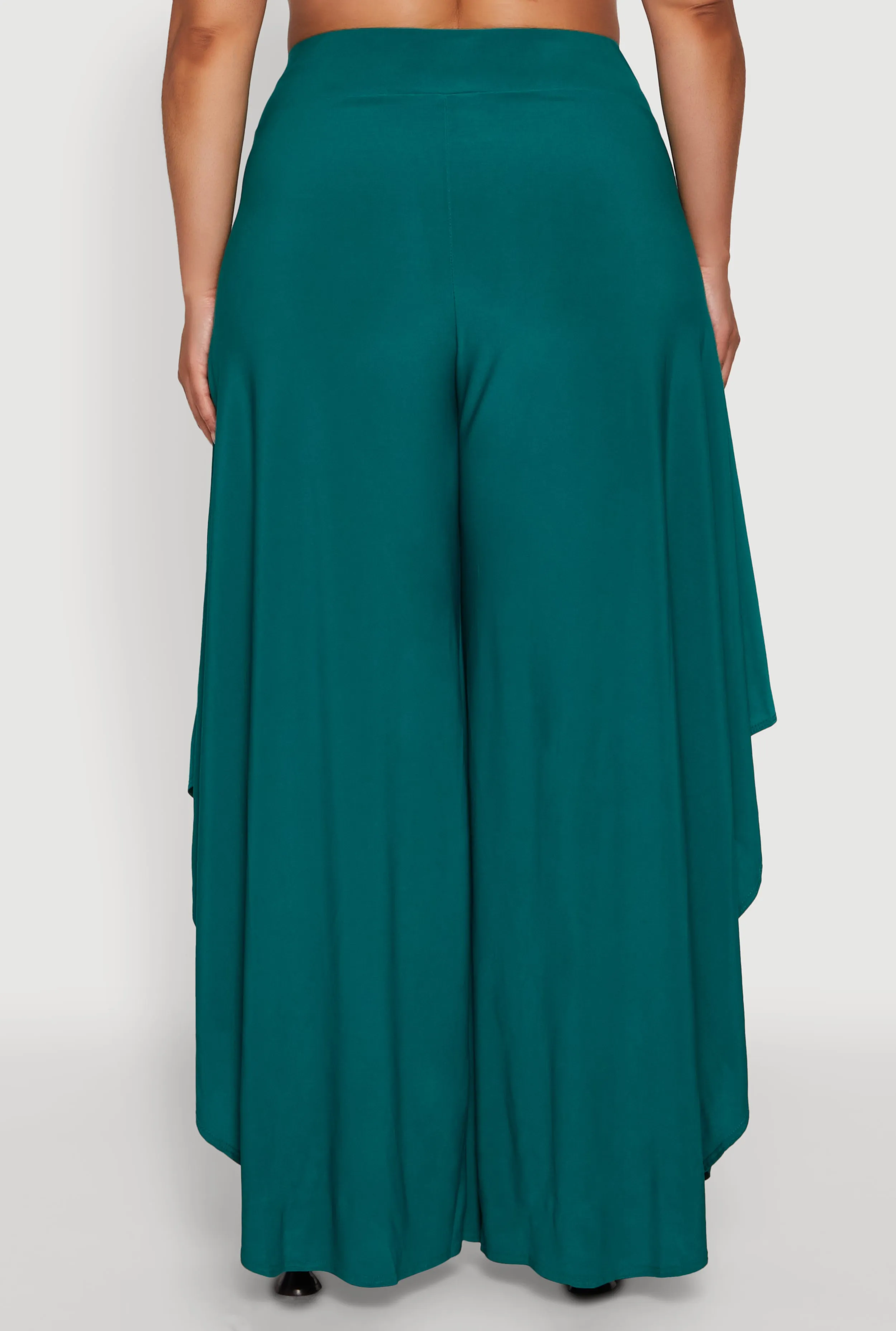 Plus Size Stylish High-Waisted Tulip Leg Palazzo Pants sold by Rainbow product image thumbnail 2