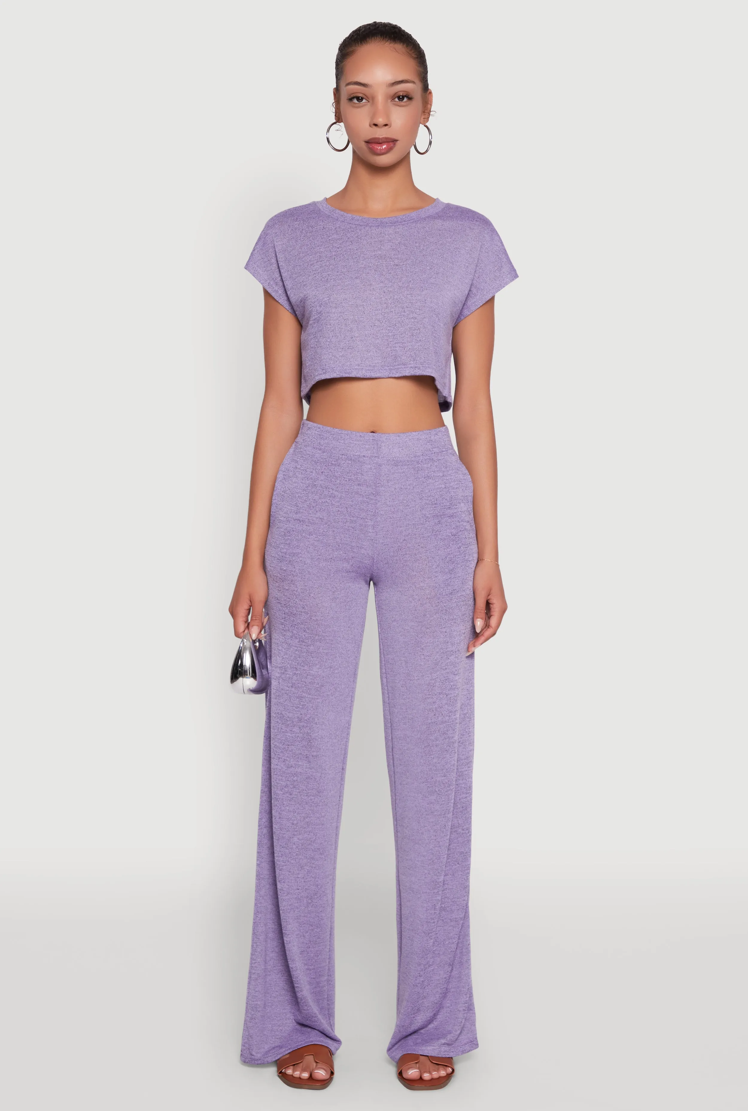 Daisy Dolman Sleeve Cropped Tee sold by Rainbow product image thumbnail 3