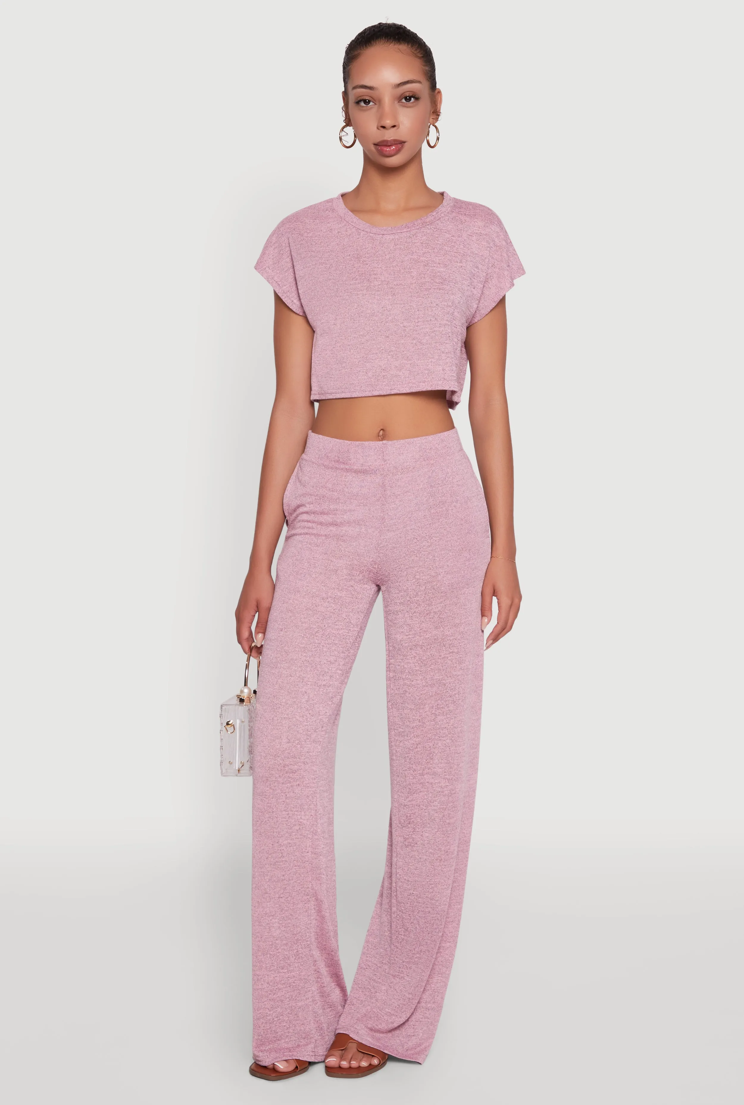 Daisy Dolman Sleeve Cropped Tee sold by Rainbow product image thumbnail 2