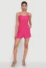 Chic Sleeveless Padded Cup Romper with Pockets and Smocked Details sold by Rainbow