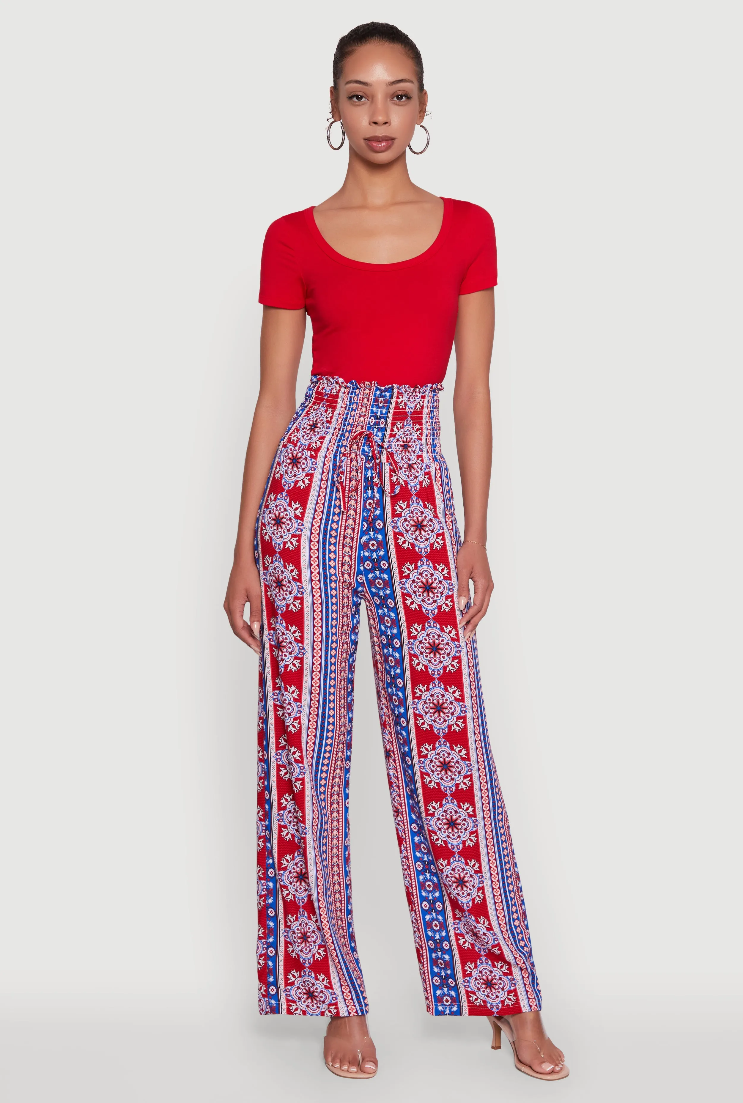 Ambiance Classic Fit Scoop Neck Short Sleeve Cropped Tee sold by Rainbow