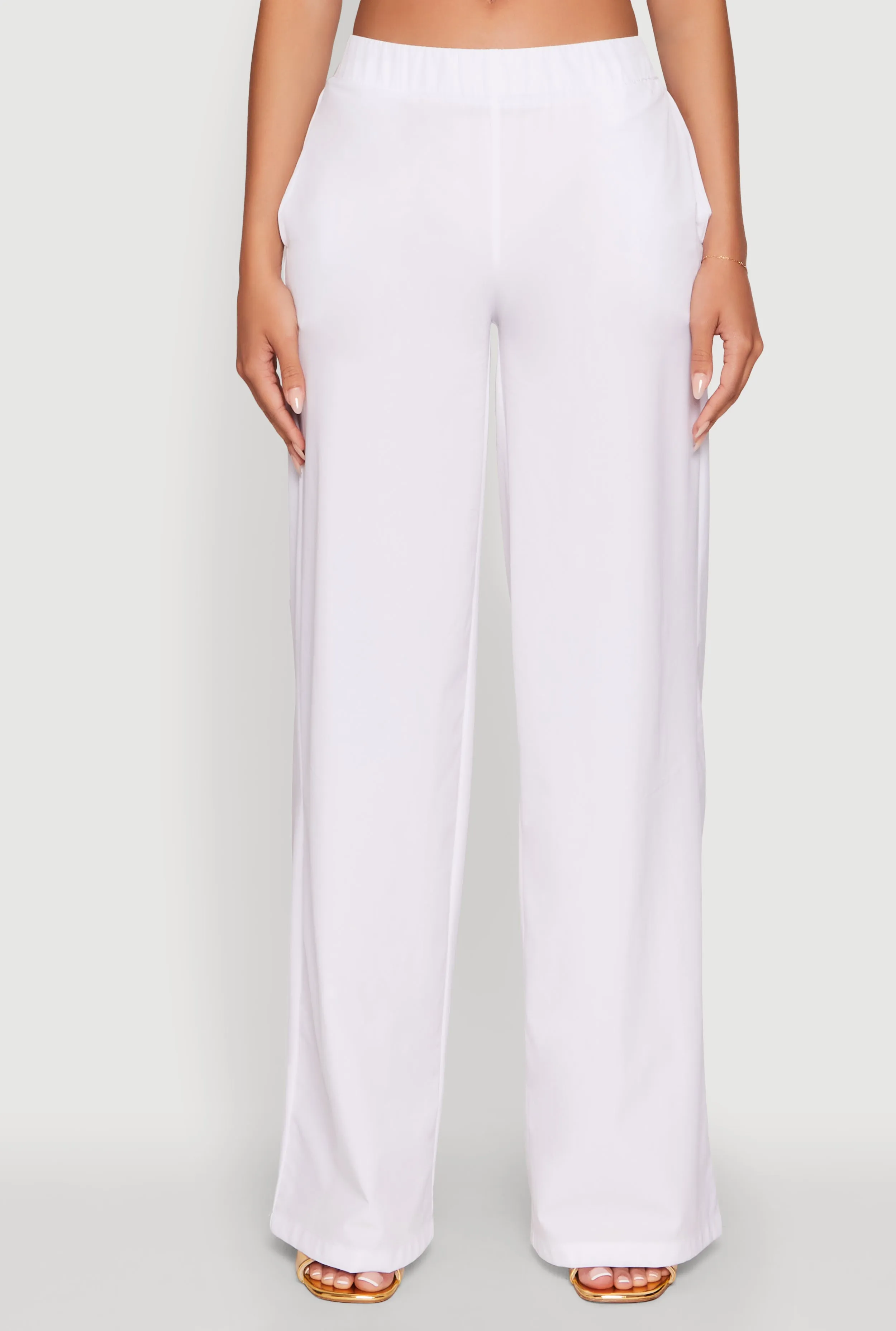 Daisy Nylon High Waisted Wide Leg Pants sold by Rainbow product image thumbnail 3