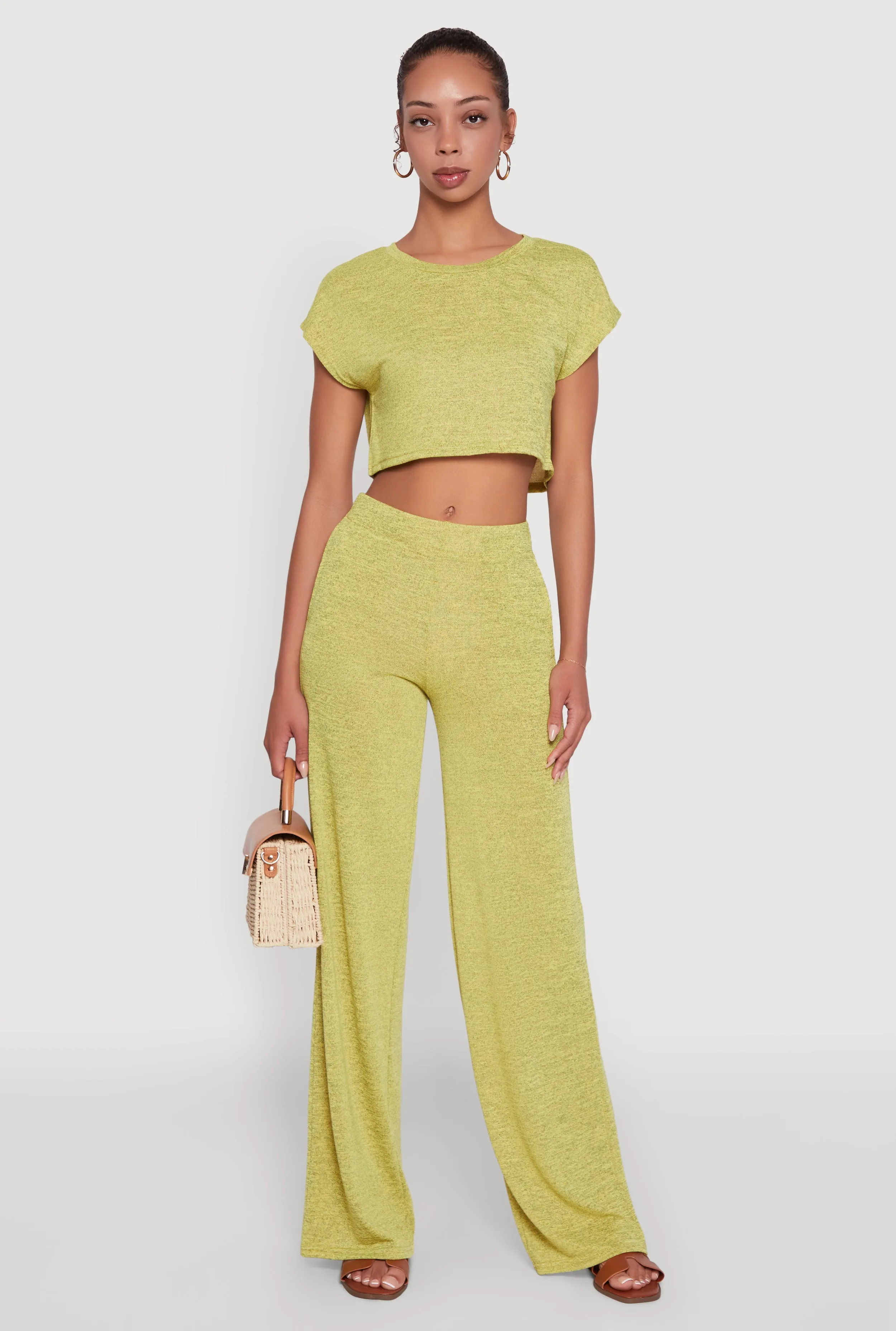 Daisy Dolman Sleeve Cropped Tee sold by Rainbow product image thumbnail 2