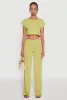 Daisy Dolman Sleeve Cropped Tee sold by Rainbow