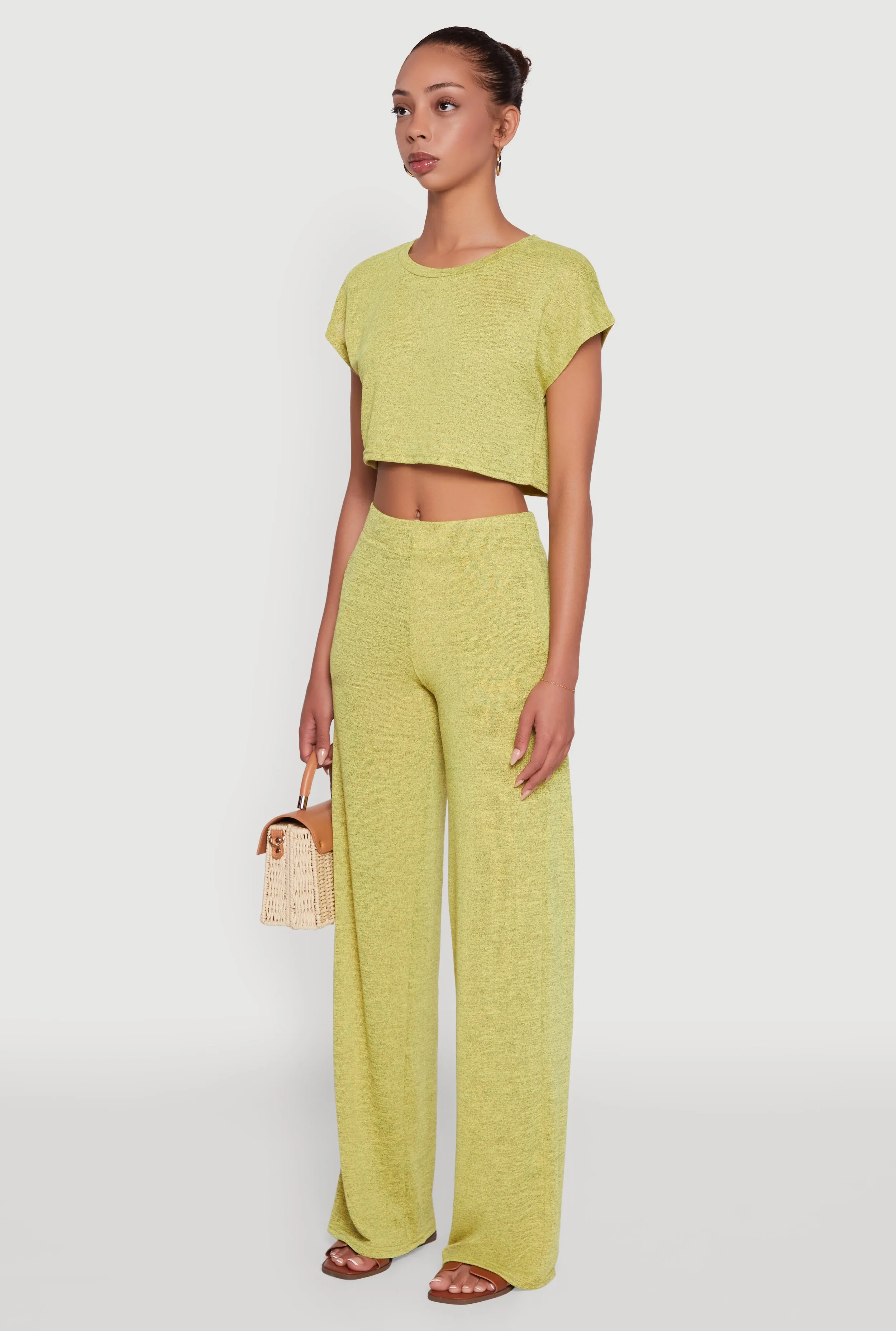 Daisy Dolman Sleeve Cropped Tee sold by Rainbow product image thumbnail 5