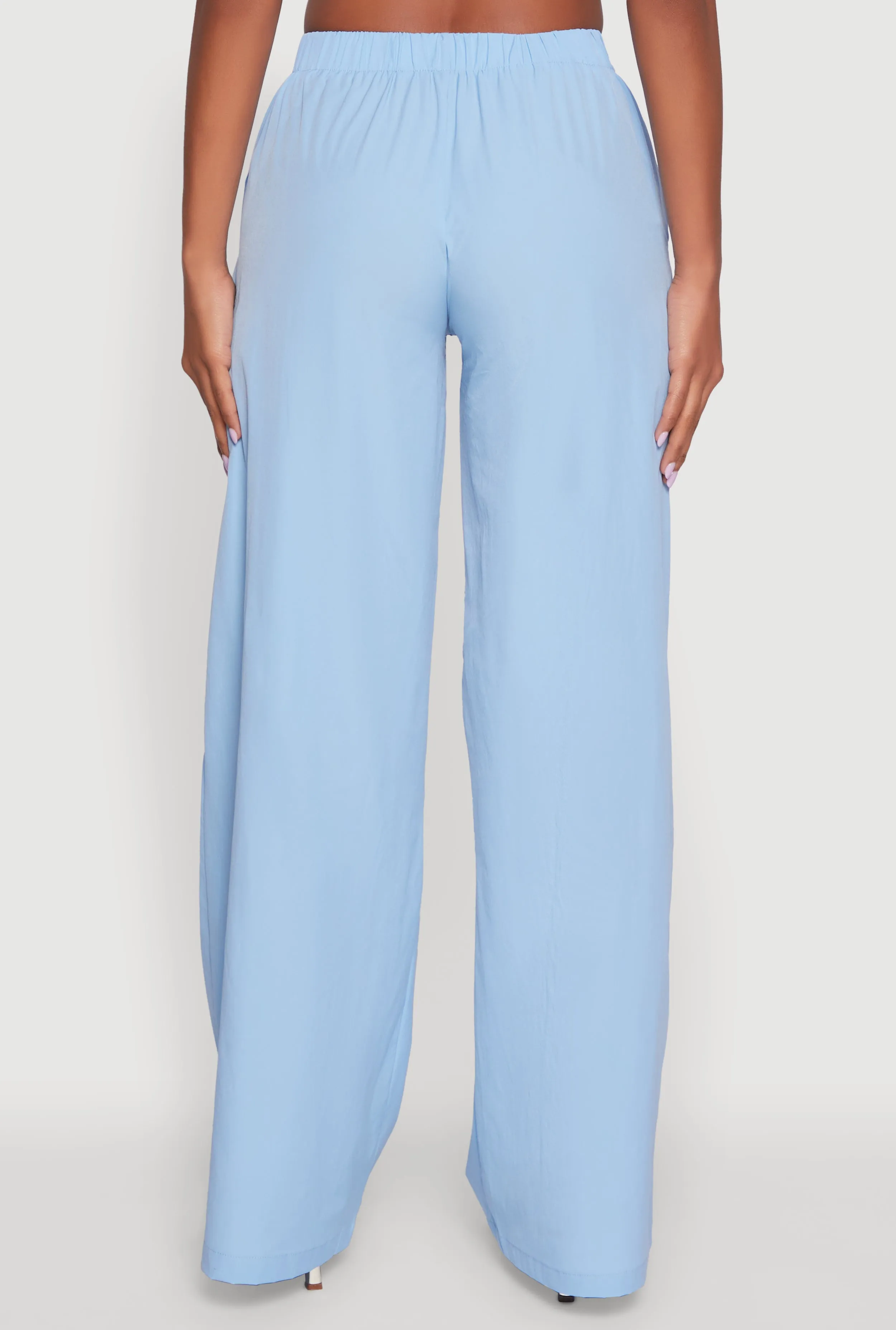 Daisy Nylon High Waisted Wide Leg Pants sold by Rainbow product image thumbnail 5