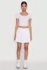 Stylish High Waist Pleated Tennis Skirt sold by Rainbow