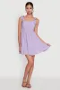 Chic Sundress with Tie Straps and Sweetheart Neckline sold by Rainbow